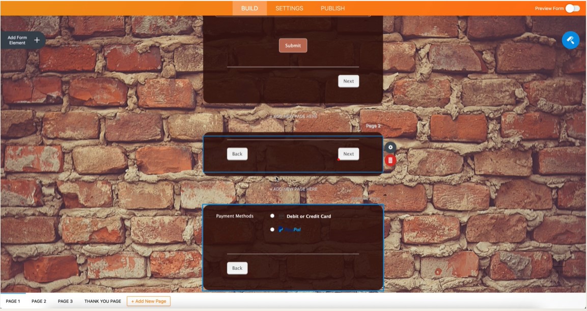 Pagination of Jotform